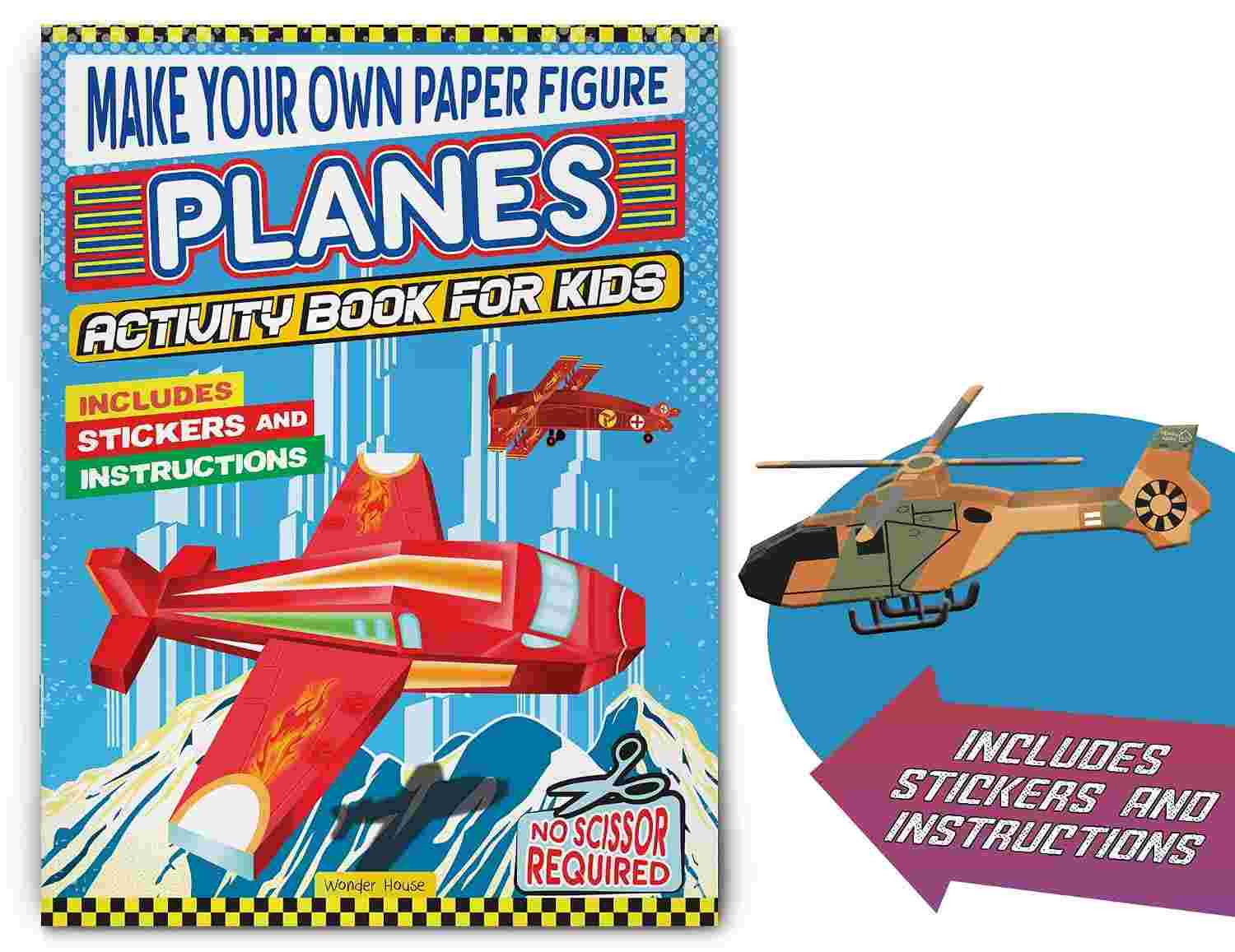 Make Your Own Paper Figures – Planes: Cut, Fold & Create Flying Fun