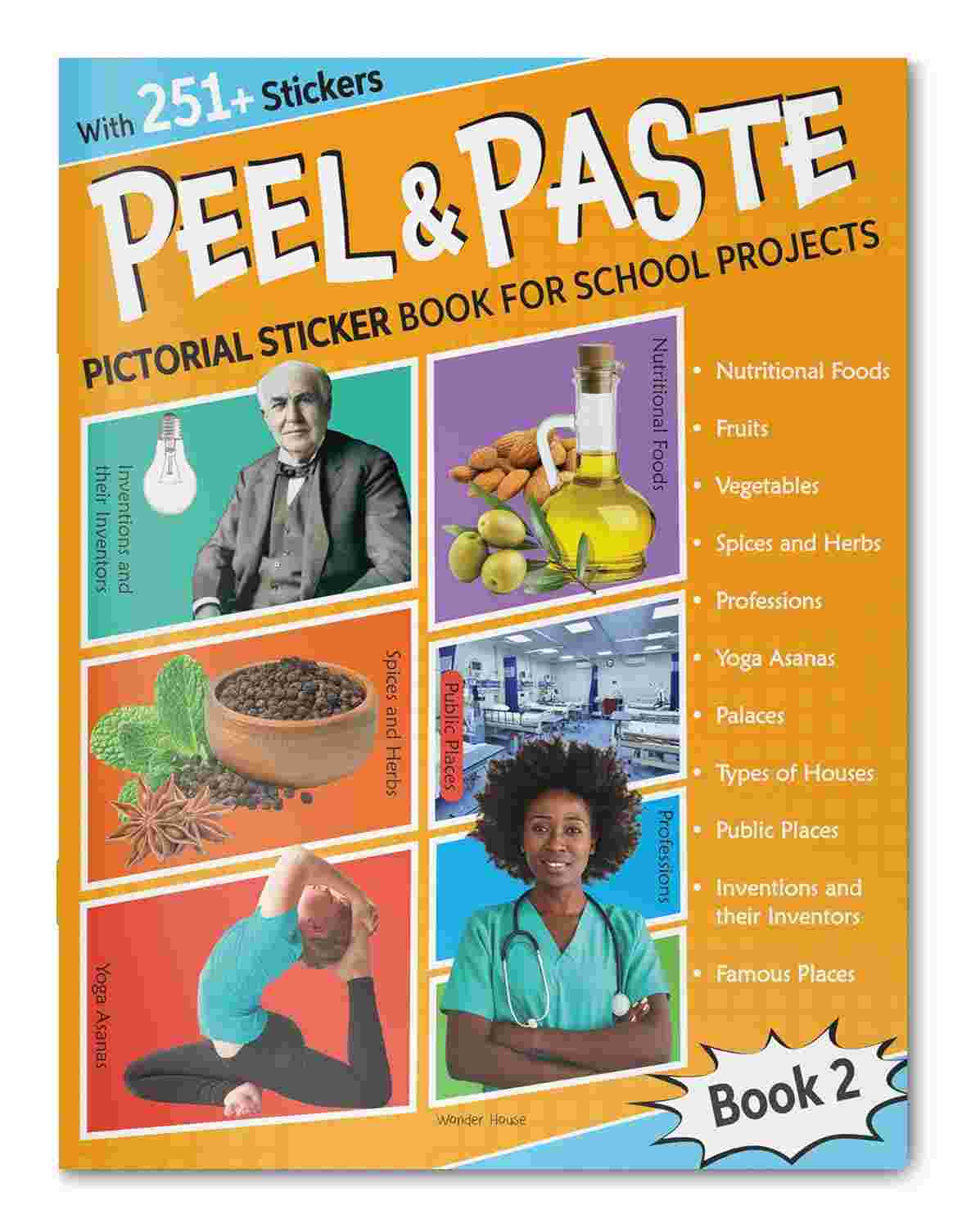 Peel & Paste: Pictorial Sticker Book For School Projects - Book 2