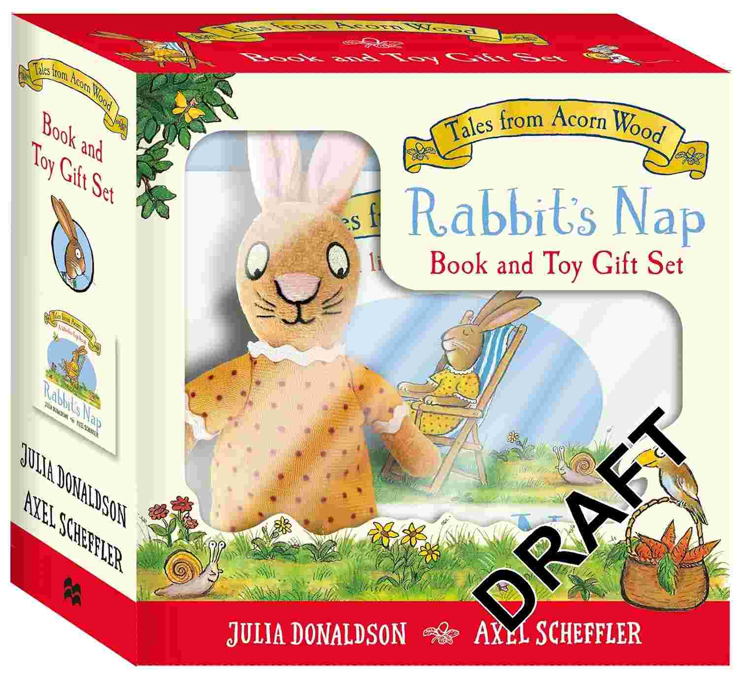 Tales from Acorn Wood: Rabbit's Nap Book and Toy Gift Set - Julia Donaldson & Axel Scheffler | Buy Online at Beetle Bookshop