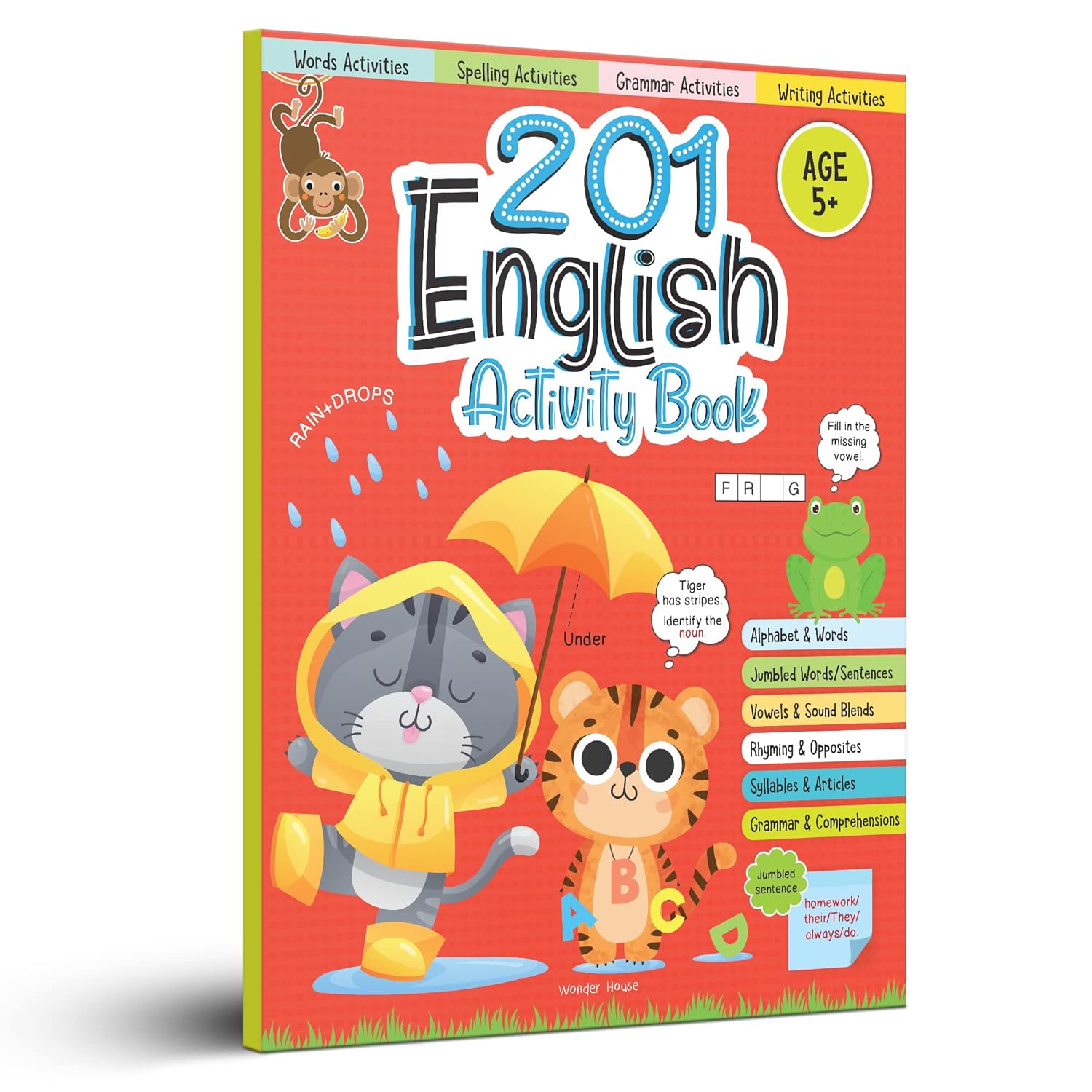 201 English Activity Book Grammar & Vocabulary | Beetle Bookshop