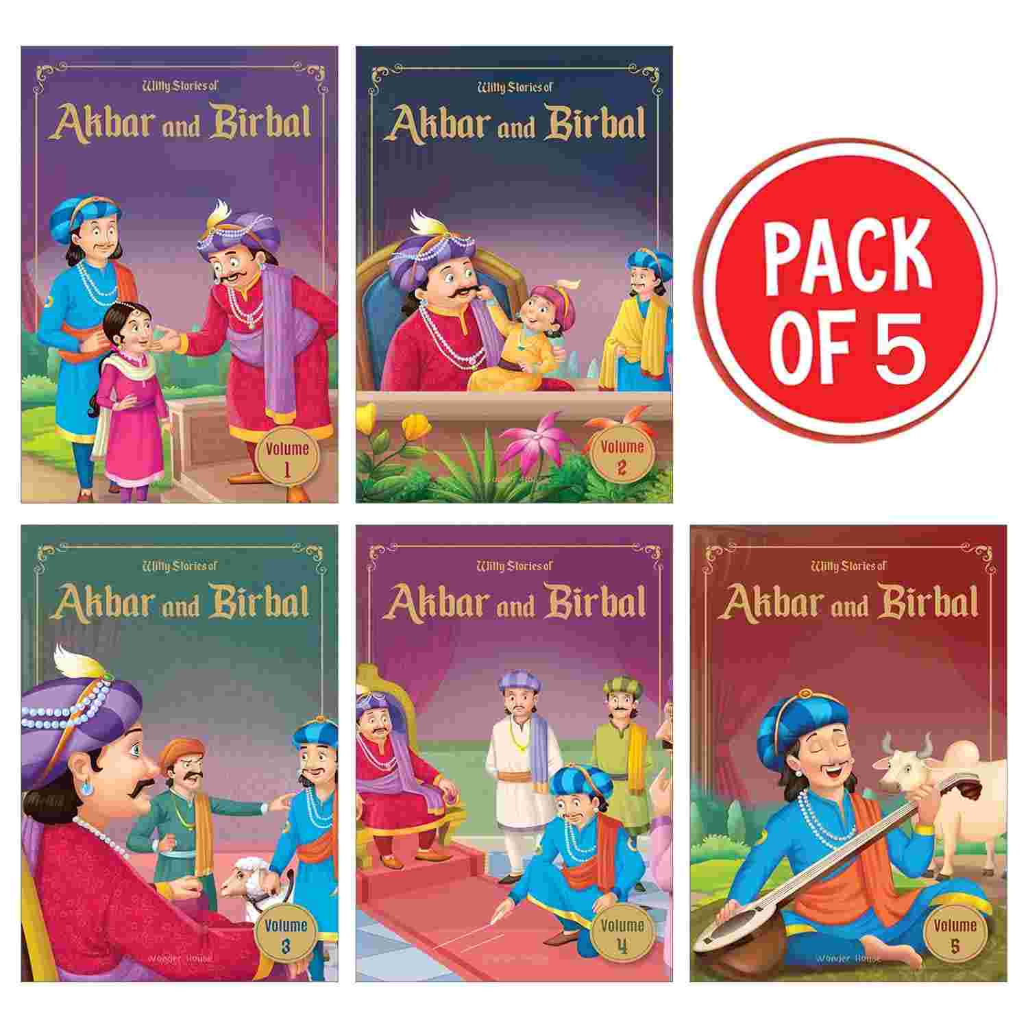 Akbar Birbal - Pack of 5 Storybooks