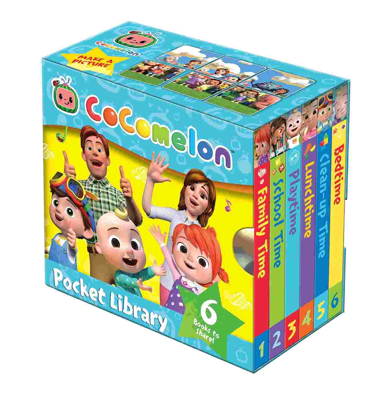 CoComelon Pocket Library: 6 Books to Share