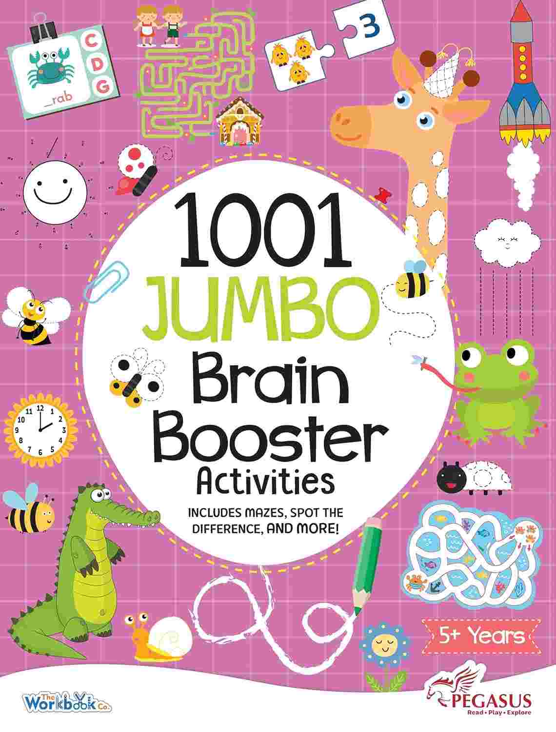 1001 Jumbo Brain Booster Activities (Ages 5–8) by Team Pegasus