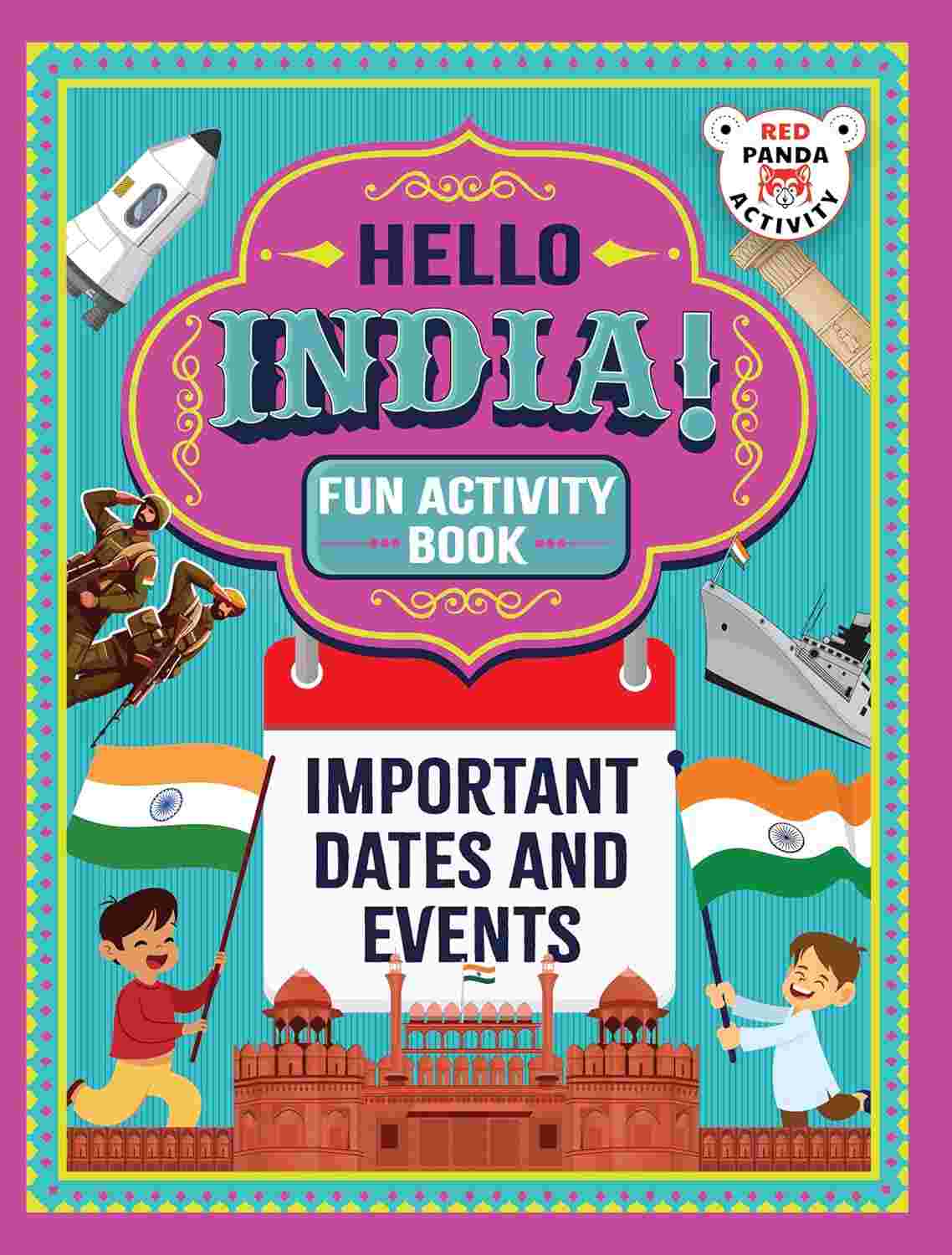 Hello India! Fun India Activity Book: Important Dates and Events by Red Panda
