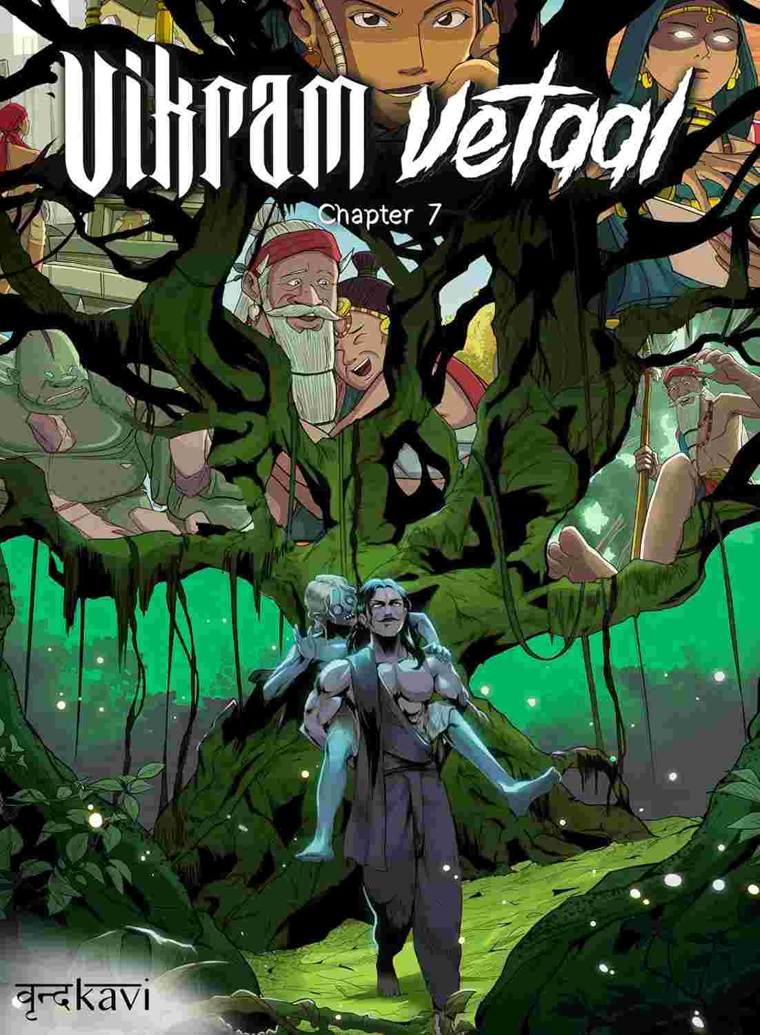 Vrindkavi Vikram Vetaal Chapter 7 Comic Book in English - Ancient Indian Folklore Paperback Storybook