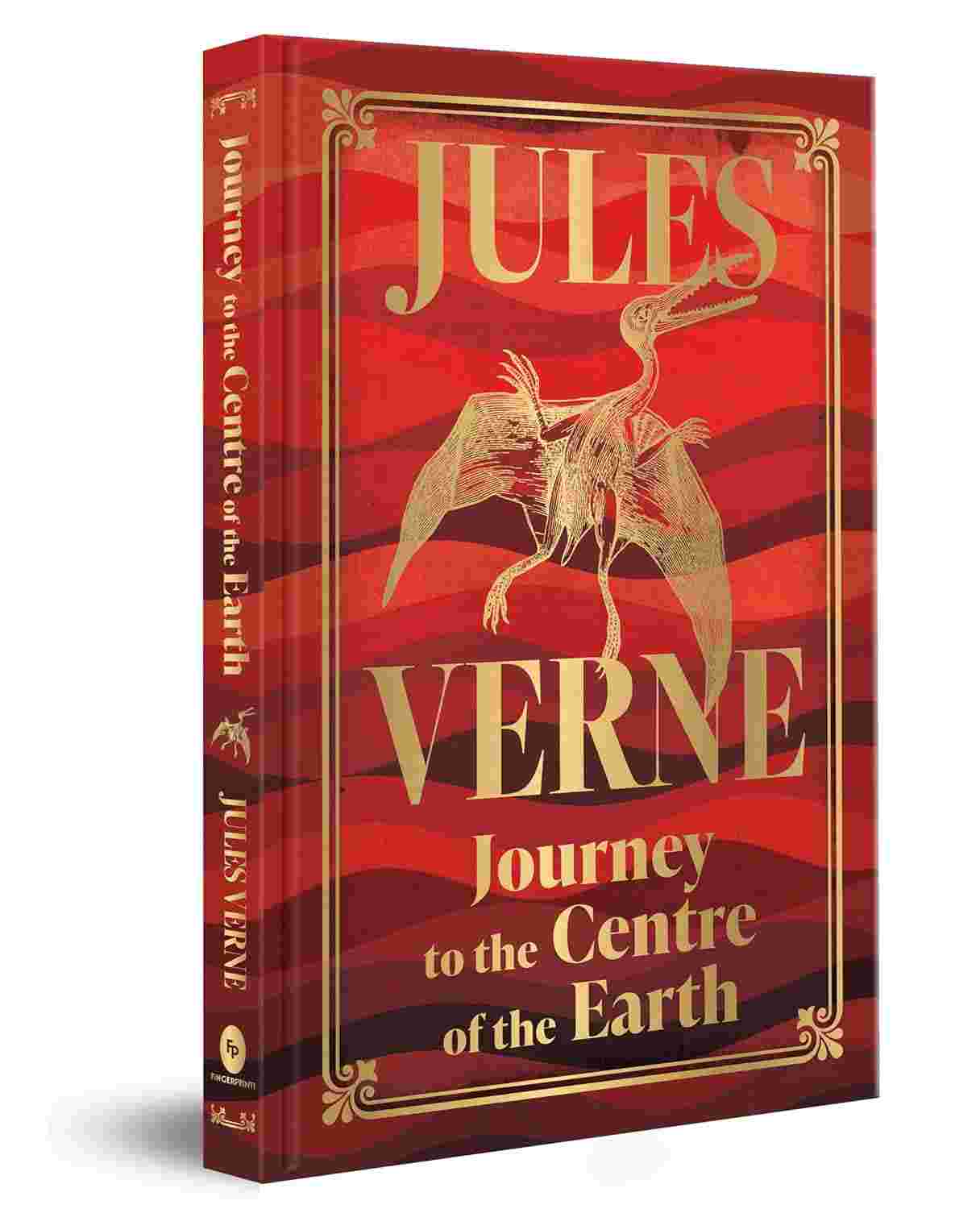 Journey to the Centre of the Earth (Deluxe Hardbound Edition) With Gilded Edges and 1 Ribbon Book Marker | By Jules Verne