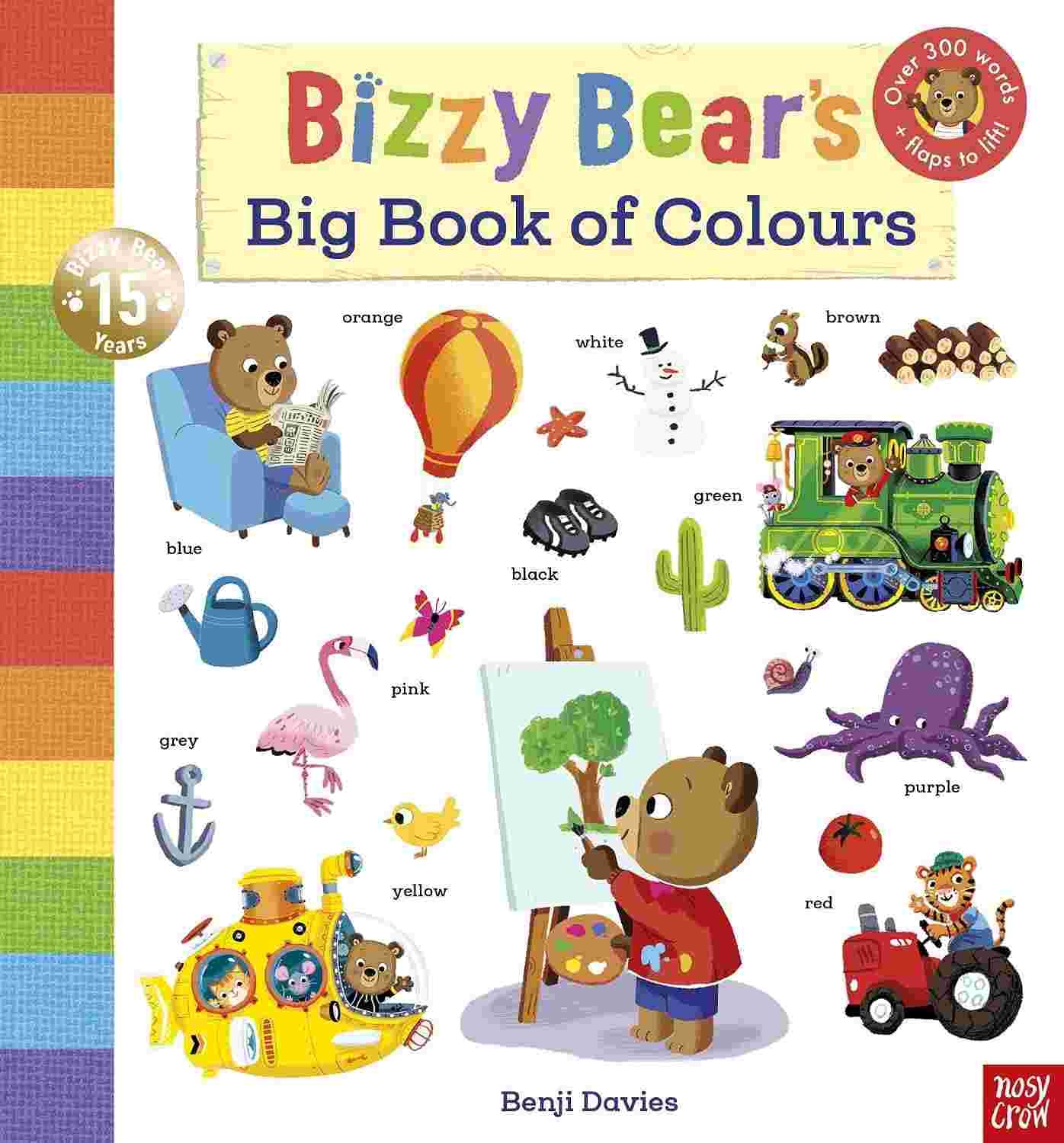 Bizzy Bear's Big Book of Colours: with over 300 colourful words to read and learn! - Benji Davies | Buy Online at Beetle Bookshop