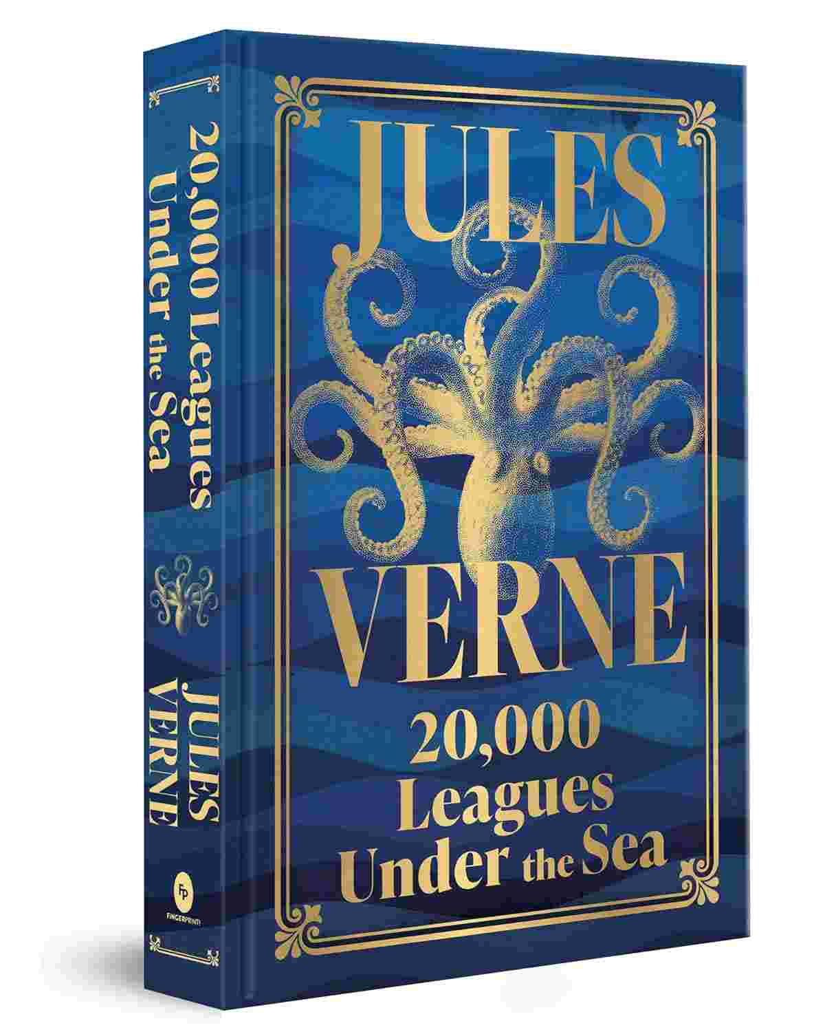 20,000 Leagues Under the Sea (Deluxe Hardbound Edition) Fingerprint Classics | By Jules Verne
