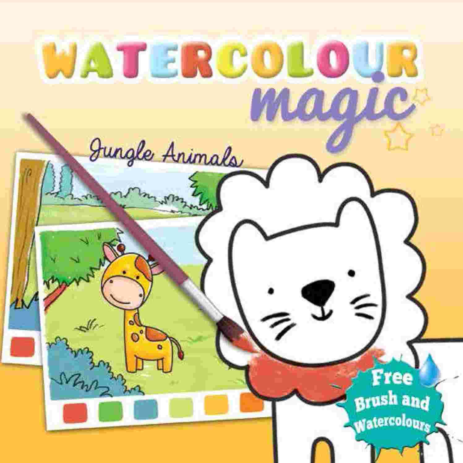 Watercolour Magic: Jungle Animals (Paperback) – Moonstone & Rupa Publications India