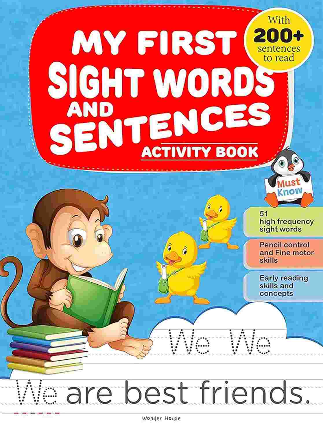 My First Sight Words and Sentences: Activity Book for Children