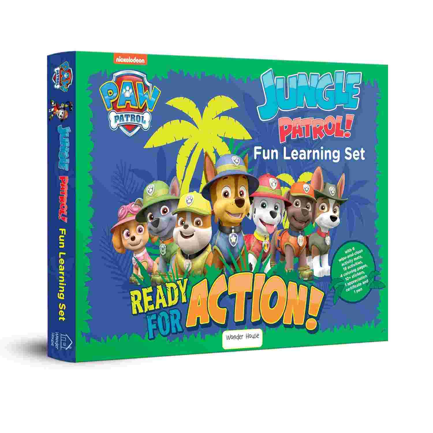 Nickelodeon Paw Patrol – Jungle Patrol! Fun Learning Set By Wonder House Books