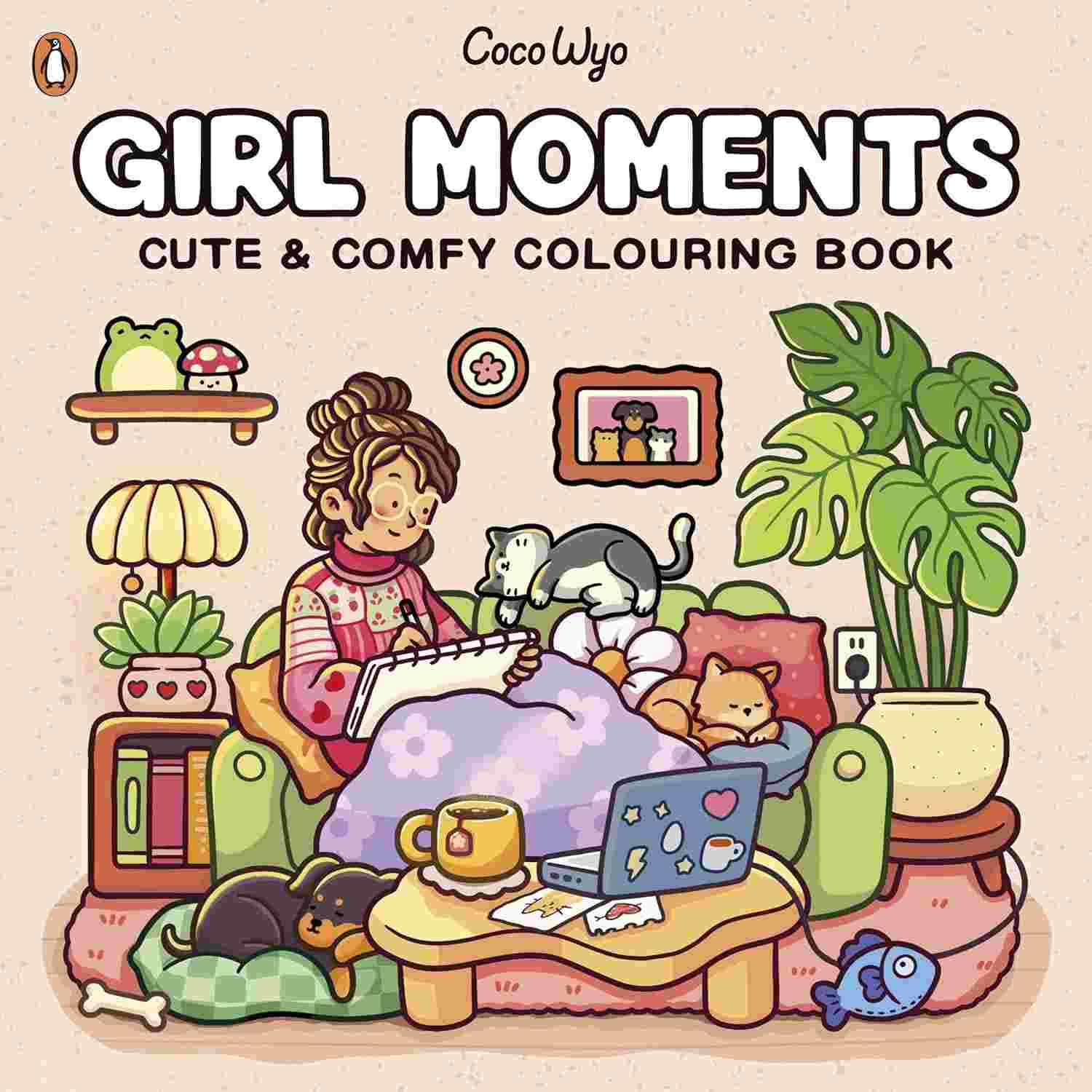 Girl Moments: Coloring Books for Adults By Coco Wyo