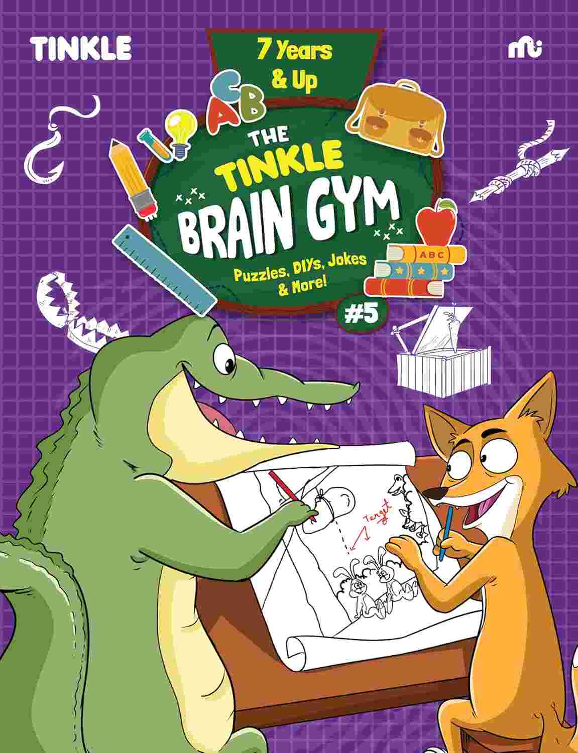 The Tinkle Brain Gym #5: Puzzles, DIYs, Jokes & More! – Moonstone, Tinkle & Rupa Publications India