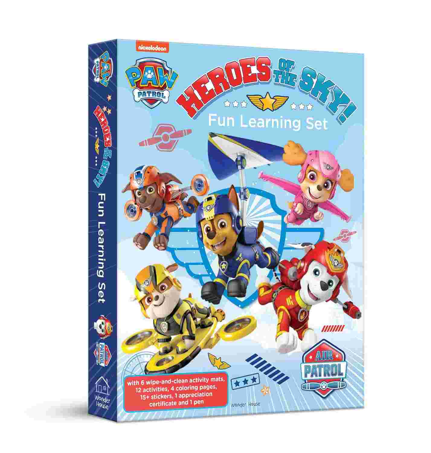 Nickelodeon Paw Patrol – Air Patrol: Heroes of the Sky! Fun Learning Set By Wonder House Books
