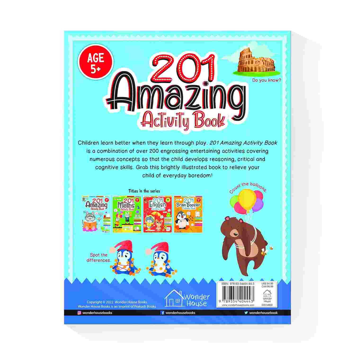 201 Amazing Activity Book Fun Activities, Puzzles, and Logical Reasoning for Ages 6–10