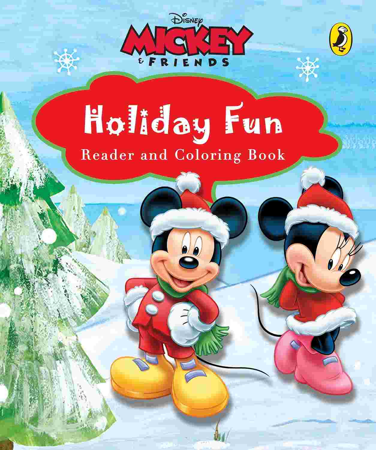 Holiday Fun! (Mickey Mouse Adventures & Colouring Book) By Disney