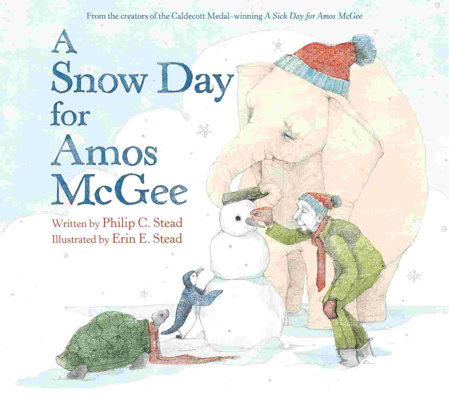 A Snow Day for Amos McGee - Philip C. Stead & Erin E. Stead | Buy Online at Beetle Bookshop