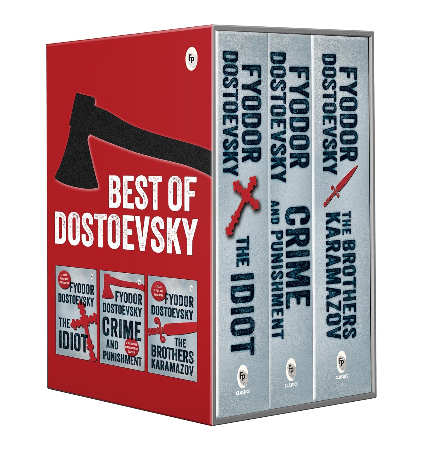 Best of Dostoevsky Boxed Set (Crime and Punishment / The Idiot / The Brothers Karamazov) - Fyodor Dostoevsky