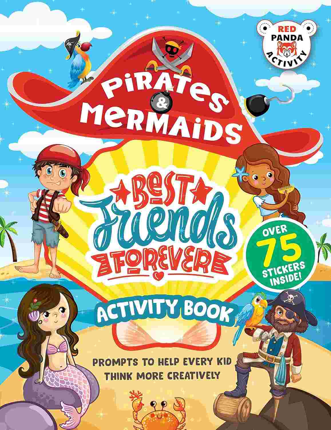 Pirates & Mermaids: Best Friends Forever Activity Book - Red Panda (Westland Books)