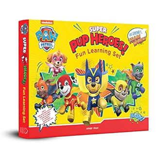 Nickelodeon Paw Patrol - Super Pup Heroes off Duty! : Fun Learning Set (With Wipe And Clean Mats, Co