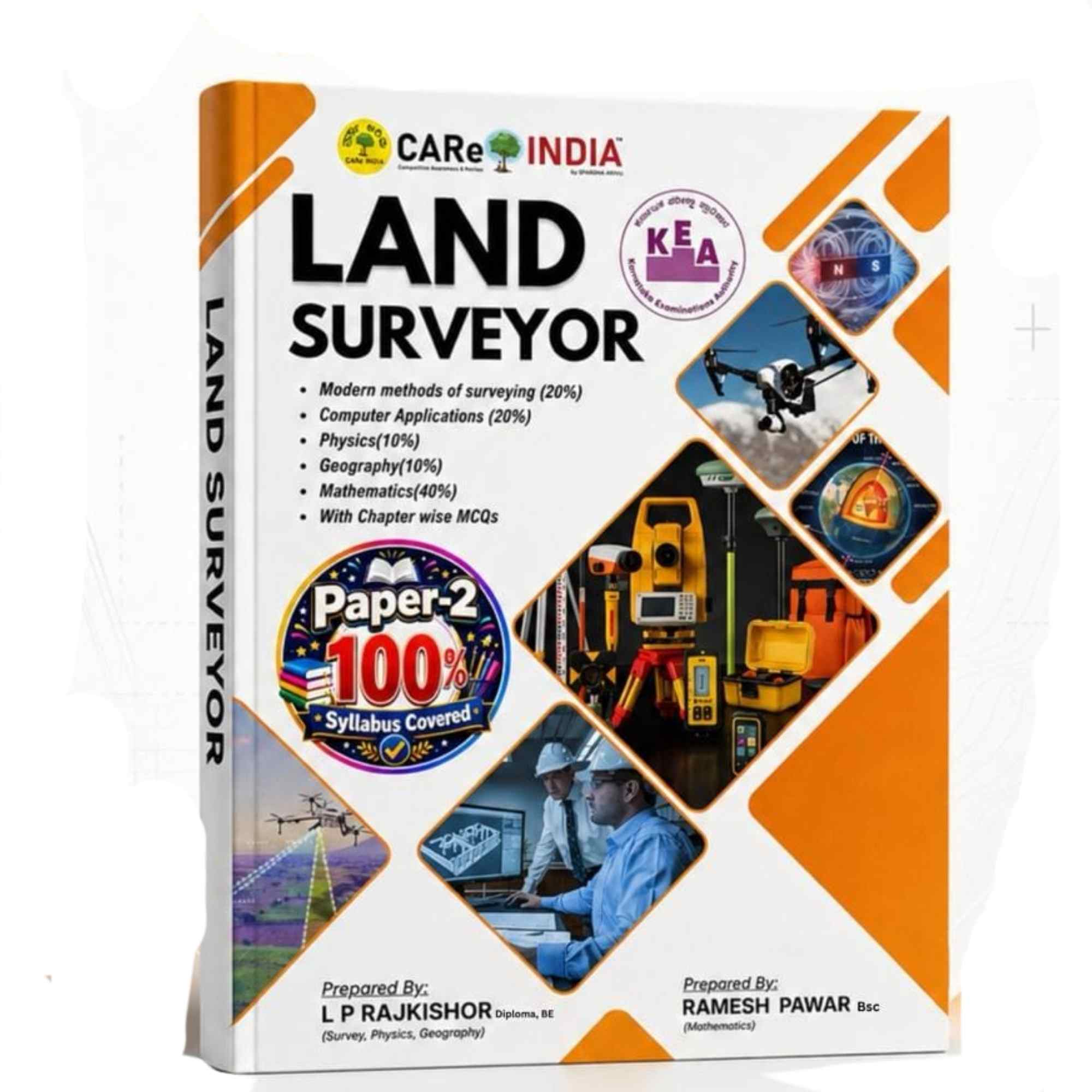 KEA Land Surveyor Paper 2 Guide | CARe India | Beetle Bookshop