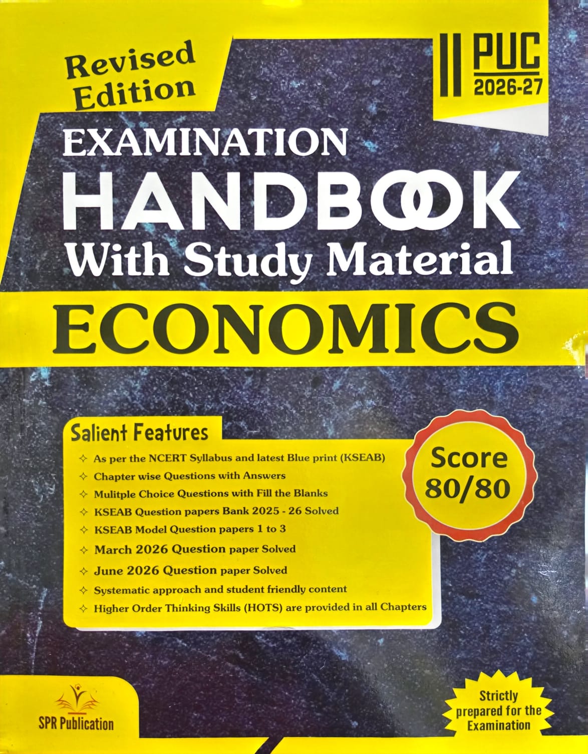 2nd PUC Economics Handbook 2026-27 | SPR Publication | Beetle bookshop