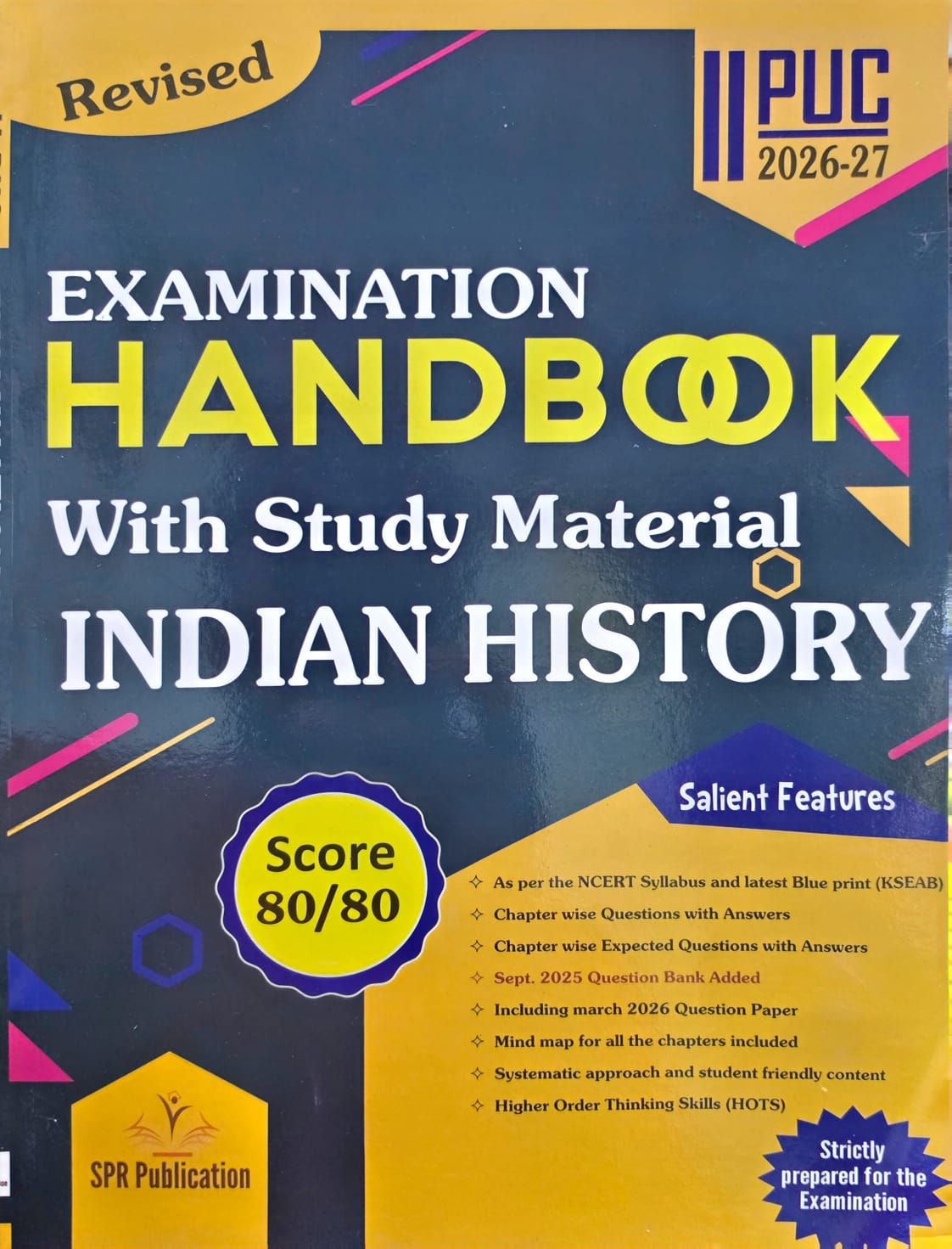 2nd PUC History Handbook 2026-27 | SPR Publication | Beetle bookshop