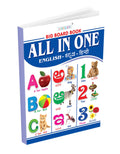 All in One English - Kannada Big Board Book for Kids : Early Learning Picture Book for Childern of Age 2+ Years Board book - Beetle Book Shop