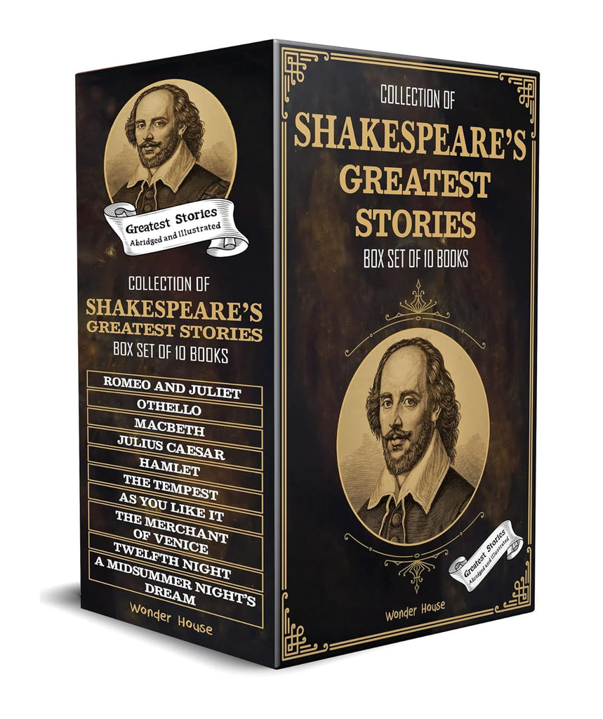Collection of Shakespeares Greatest Stories (Box Set of 10 Books) For Children - Beetle Book Shop