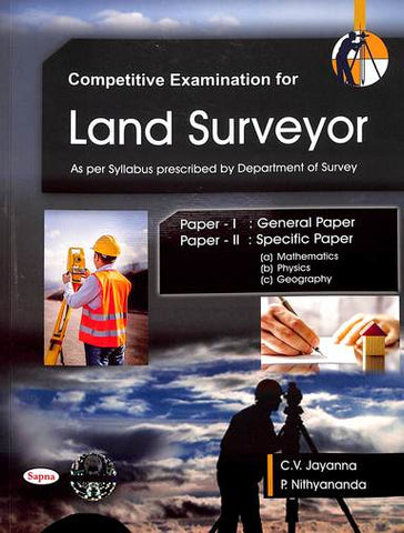 Competitive Examination For Land Surveyor For Paper 1 & 2 - Beetle Book Shop