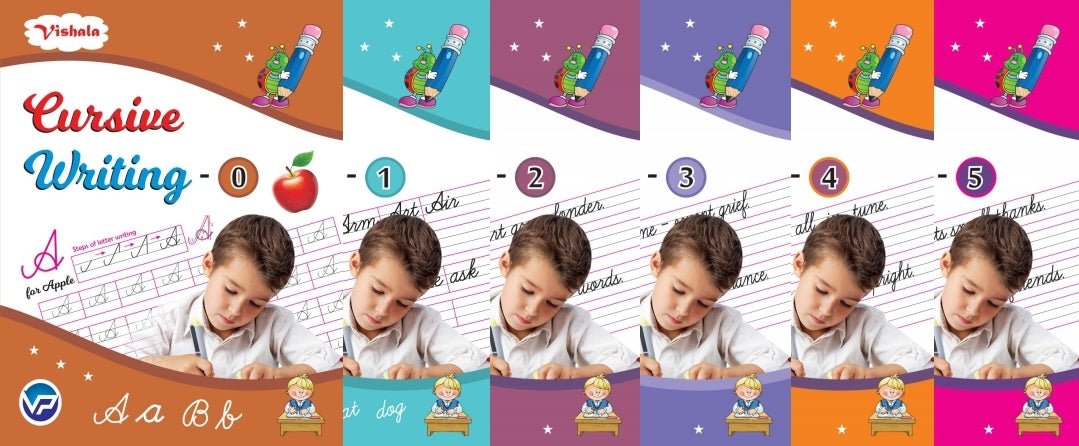 Cursive Writing Book Pack ( Set of 6 books ) - Beetle Book Shop