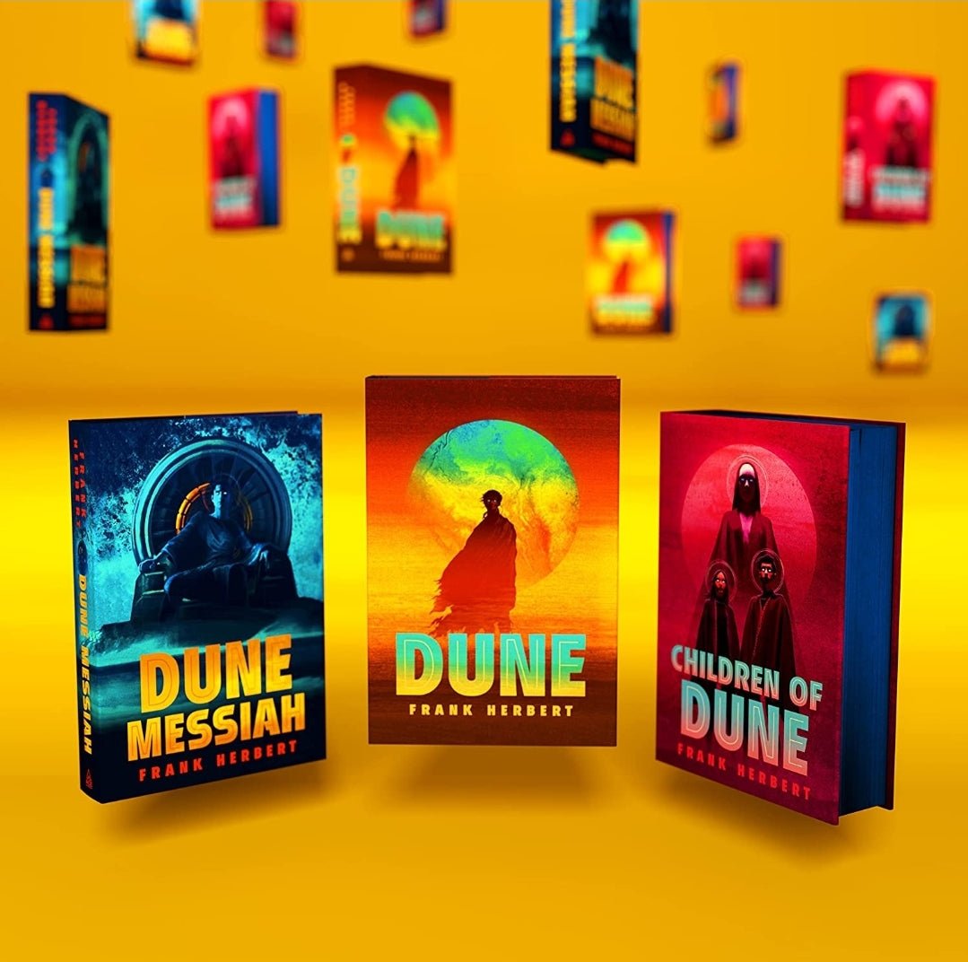 Frank Herbert's Dune Saga 3 - Book Deluxe Hardcover Boxed Set: Dune, Dune Messiah, and Children of Dune - Beetle Book Shop
