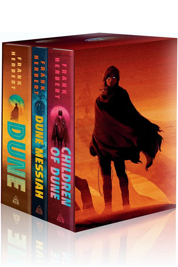 Frank Herbert's Dune Saga 3 - Book Deluxe Hardcover Boxed Set: Dune, Dune Messiah, and Children of Dune - Beetle Book Shop