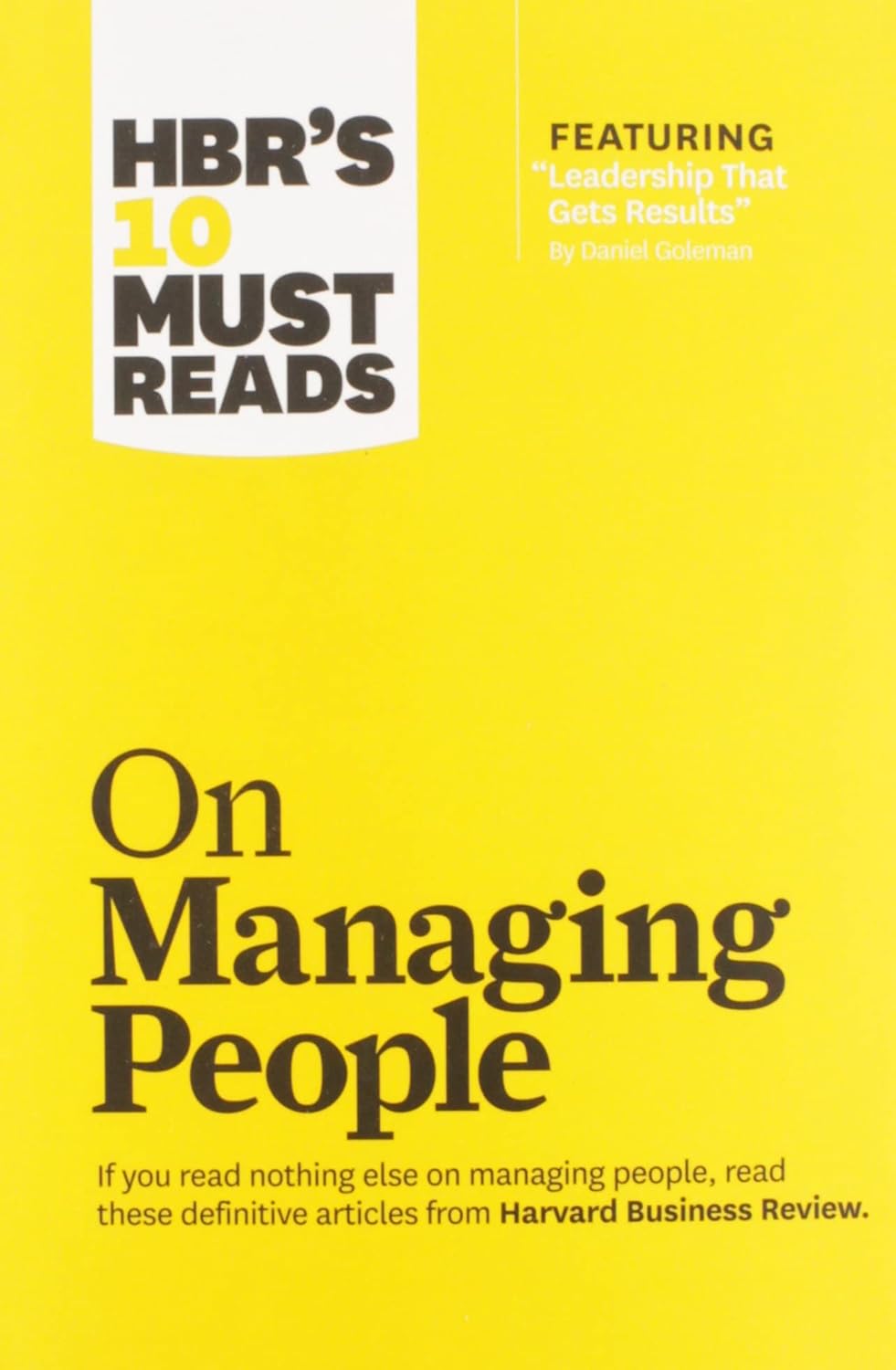 HBRs 10 Must Reads on Managing People - Beetle Book Shop