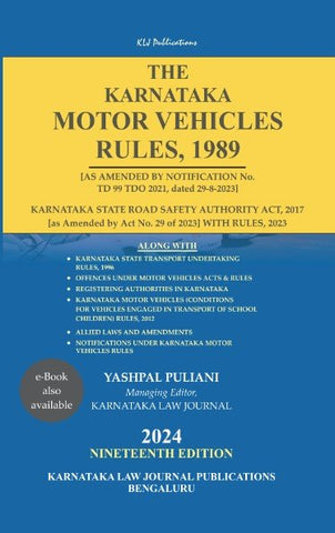 Karnataka Motor Vehicles Rules 1989 - Beetle Book Shop