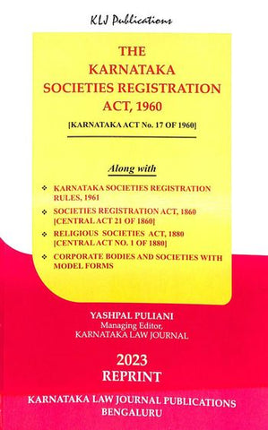 Karnataka Societies Registration Act 1960