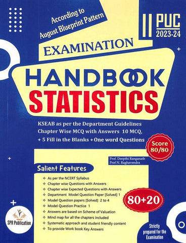 Statistics 2 Puc 2024-25 For Examination Handbook Spr 5 Star Series