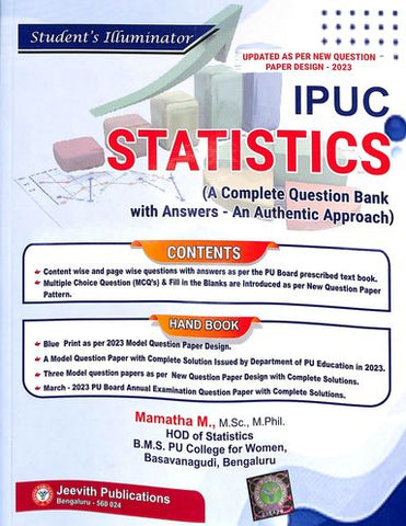 Students Illuminator Statistics 1 Puc : A Complete Question Bank With Answers And Authentic Approach