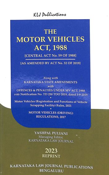 Motor Vehicles Act 1988 - Beetle Book Shop