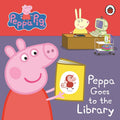 Peppa Pig: Peppa Goes to the Library: My First Storybook [Board book] - Beetle Book Shop