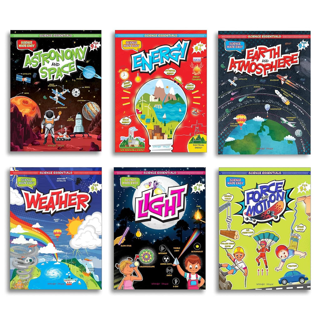 Science Essentials: Science Made Easy Boxed Set [Box Set of 6 Books] - Beetle Book Shop