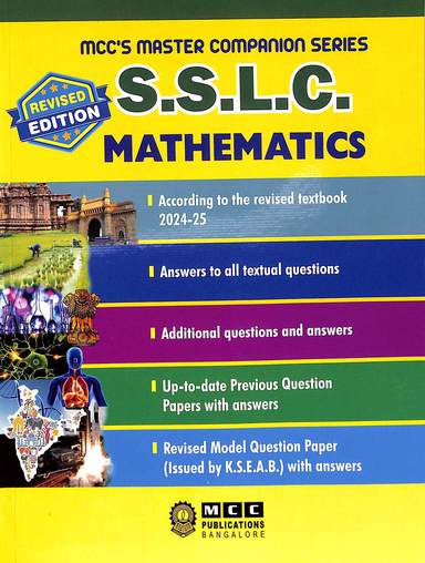 Sslc Mathematics : Mcc Master Companion Series - 2025 - Beetle Book Shop