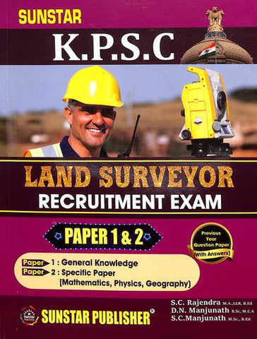 Sunstar Kpsc Land Surveyor Recruitment Exam Paper 1 & 2 - Beetle Book Shop