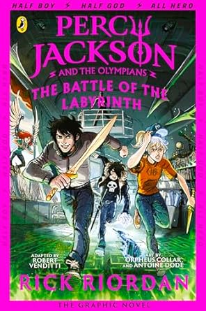 The Battle Of The Labyrinth: The Graphic Novel (Percy Jackson Book 4) - Beetle Book Shop