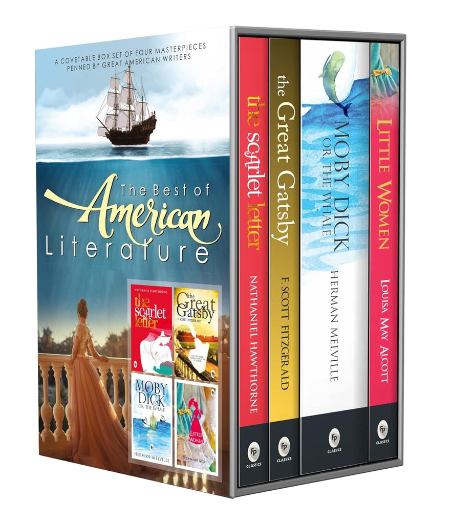 The Best of American Literature (Box - Set of 4 Books) - Beetle Book Shop
