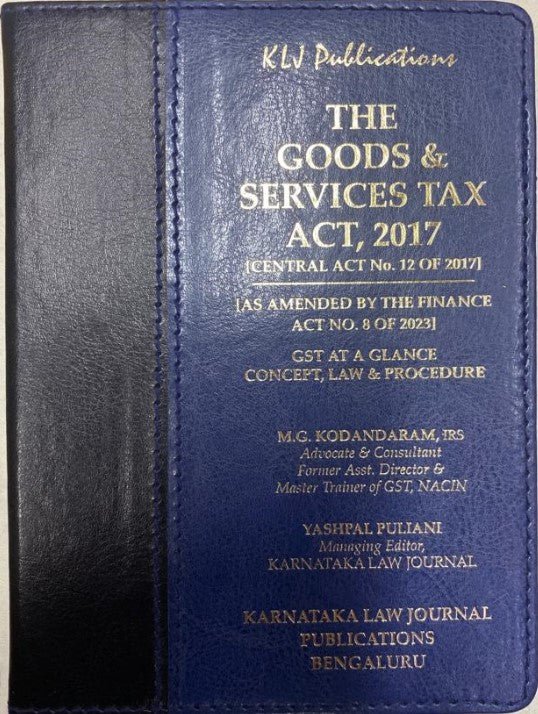THE GOODS & SERVICES TAX ACT, 2017 - Beetle Book Shop