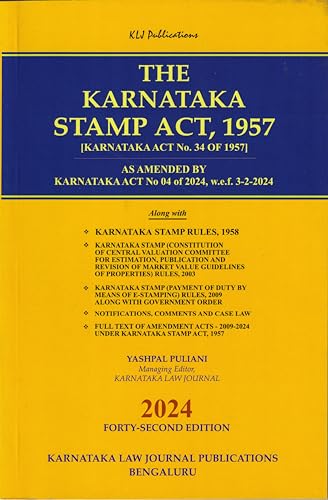The Karnataka Stamp Act,1957 - Beetle Book Shop