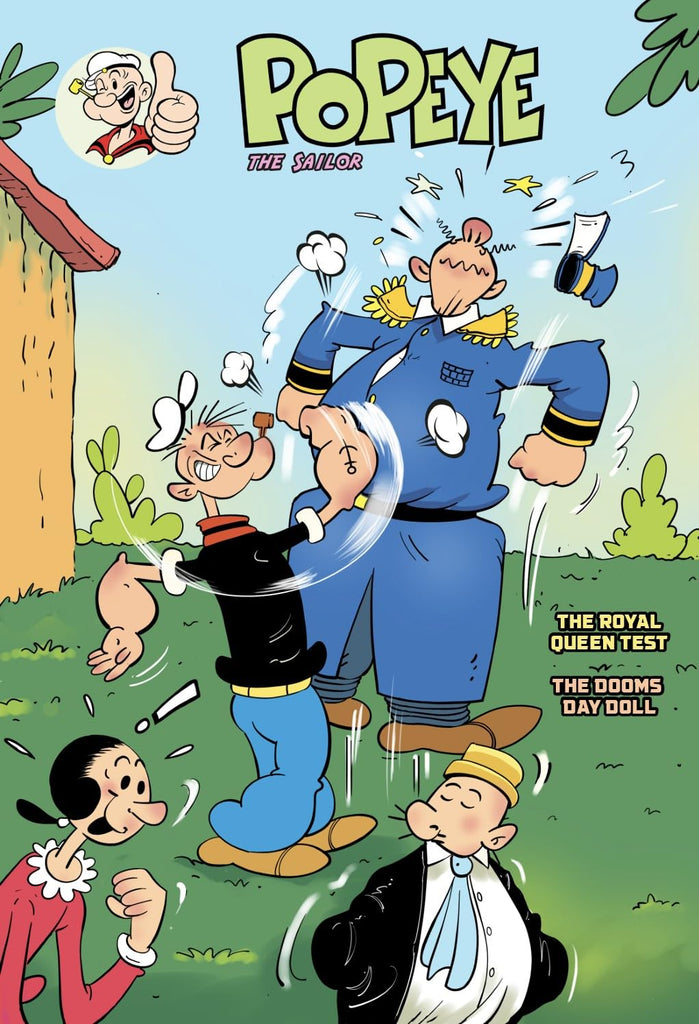 The Royal Queens Test and The Dooms Day Doll: Popeye The Sailor | Illustrated Comic Book - Beetle Book Shop