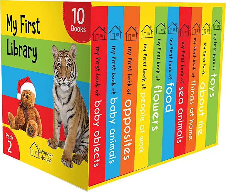 My First Library Pack 2: Boxset of 10 Board Books For Kids - Beetle Book Shop